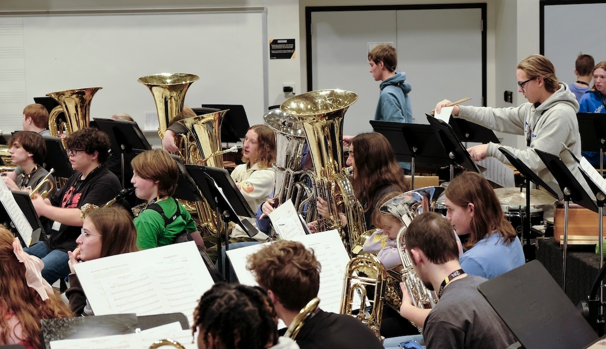 Tri-State Band Symposium rehearsal