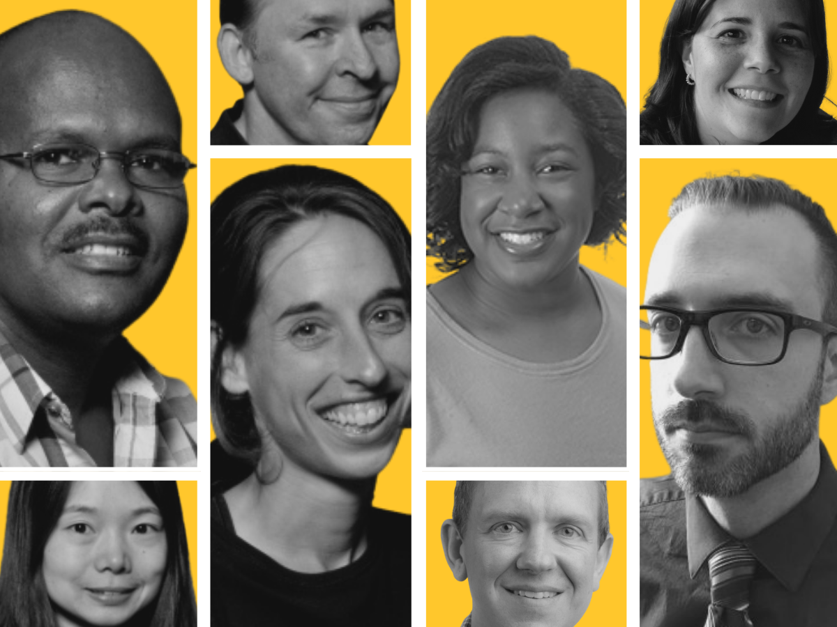 Collage of some of the chemistry department's faculty