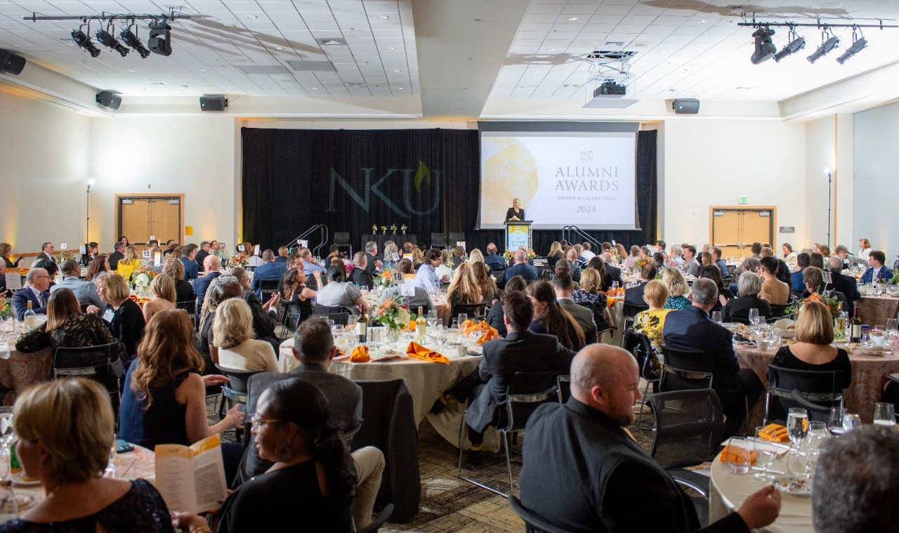 Image of NKU's 2024 Alumni Awards dinner and celebration.